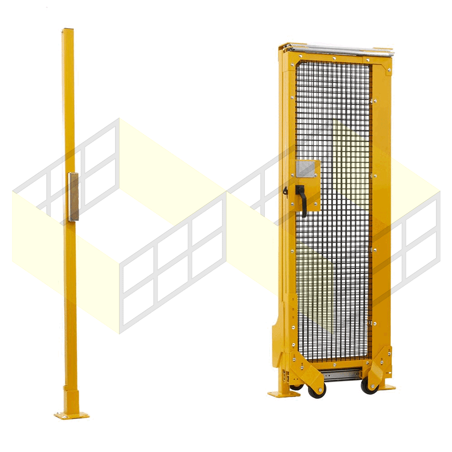 Store Sliding Gate 16 Gauge (Total Access Quadruple Slide Gates) – My Store